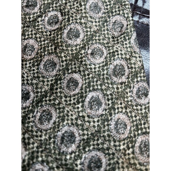 Mulberry 100% Silk Green Classic Tie - Picture 2 of 5